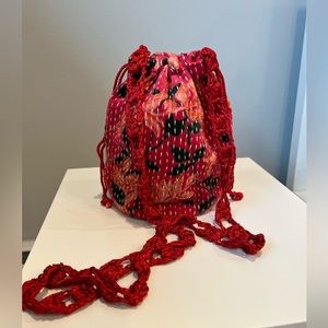 FREE PEOPLE Beaded Crossbody Bag